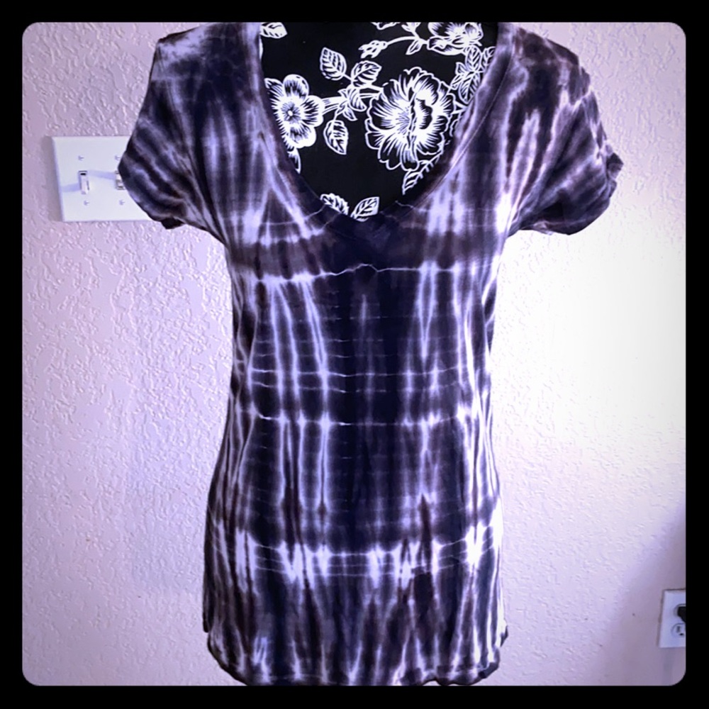 Stranded tie dyed tee